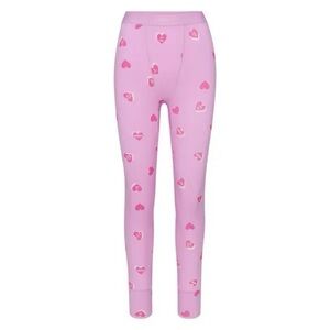 Skims Soft Lounge Petal Print Heart Leggings Large